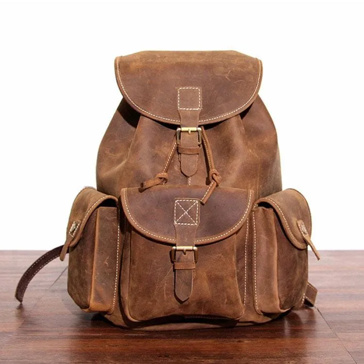Der Asmund Backpack| Echtes Leder Rucksack