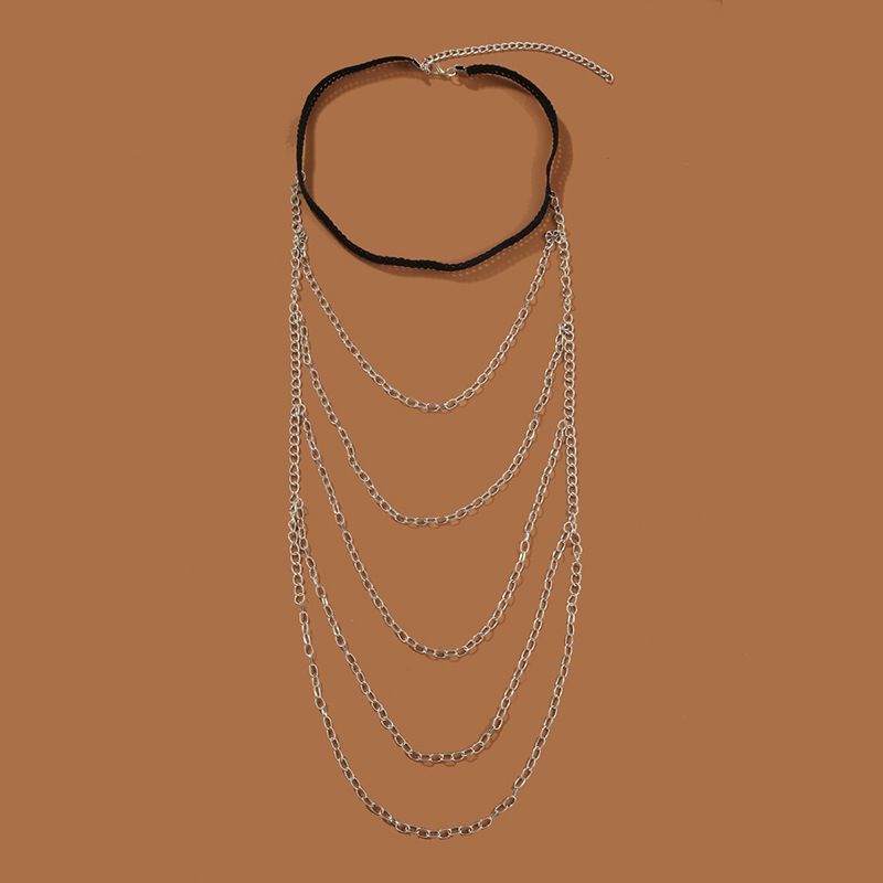Trend Persönlichkeit Multi-Layer Chain Elastic Thigh Frauen