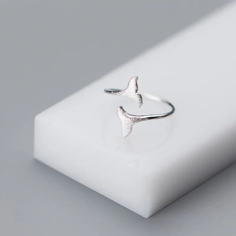 Ladies Persönlichkeit Fishtail Sweet Single Ring