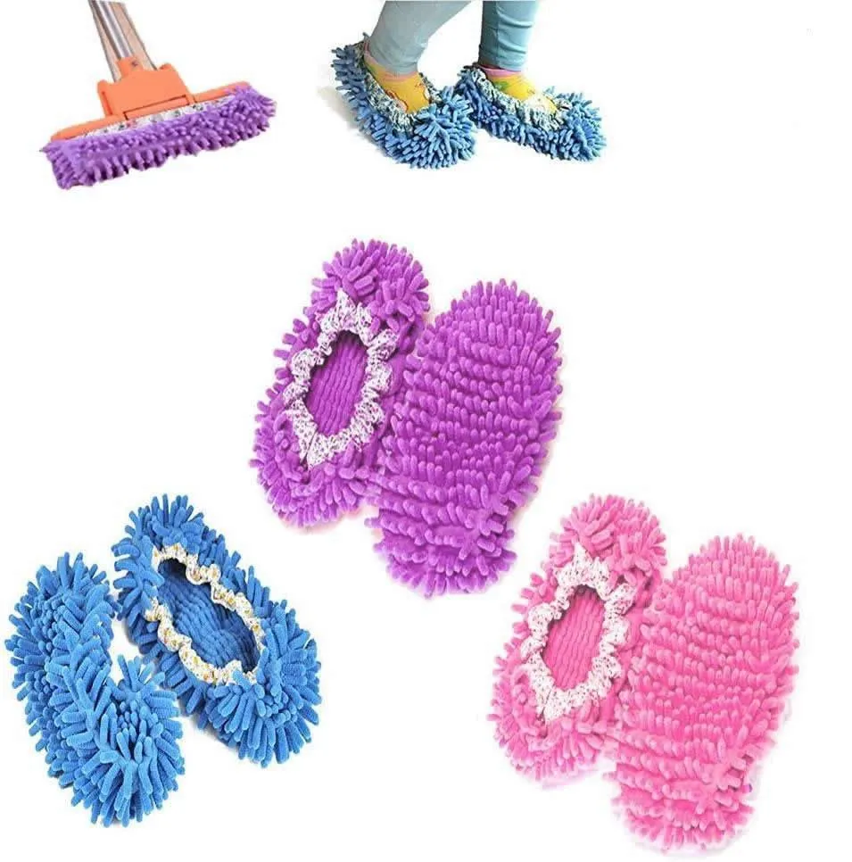 Lazy Maid Quick Mop Slip-On Slippers 3 pcs / 6 pcs