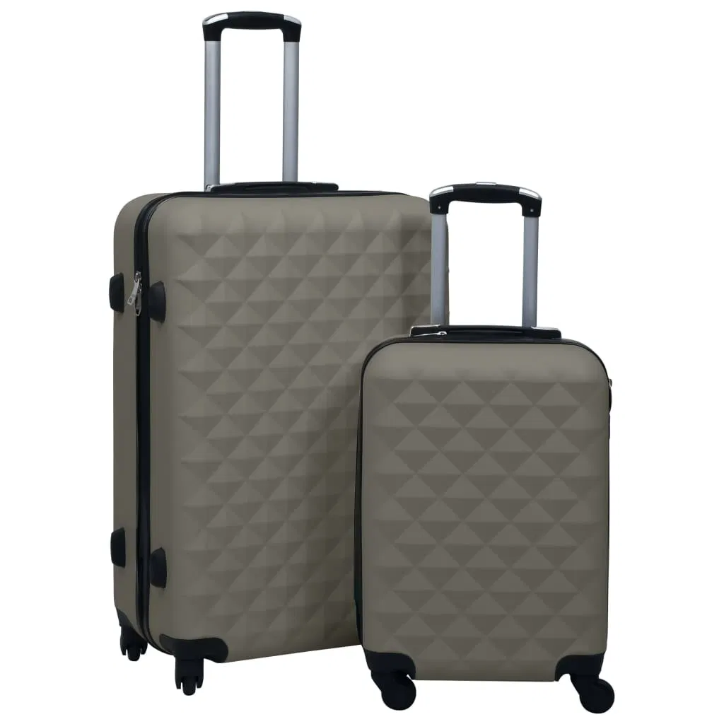 Hardcase Trolley Set 2 Stück Anthracit ABS