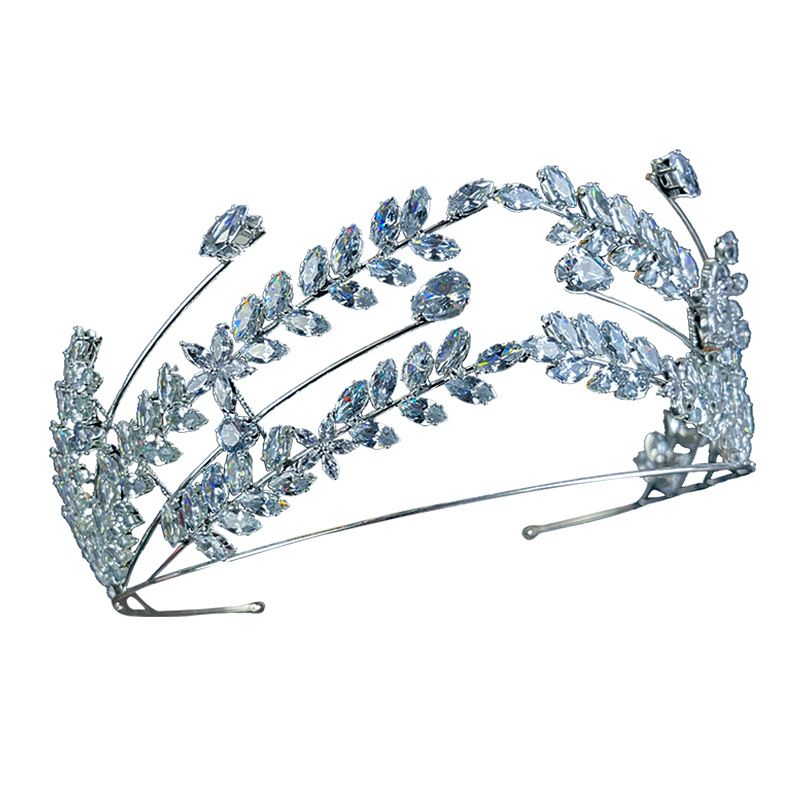 Vintage Queen 's Crown Brautkleid Kopfhörer
