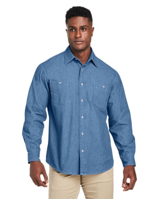 Herren Denim-Shirt - Jacket - DARK DENIM - XS