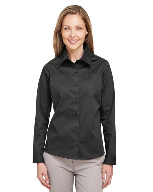 Ladies 'Advantage IL Long-Sleeve Workshirt - BLACK - XS