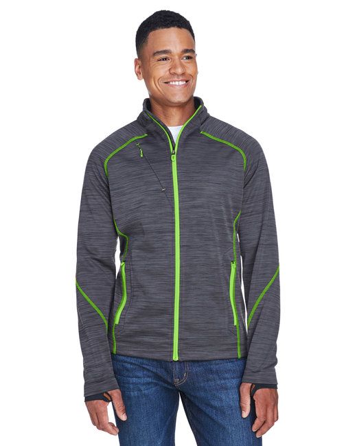 Männer Flux Mélange Bonded Fleece Jacket - COBON / OLY RED - S