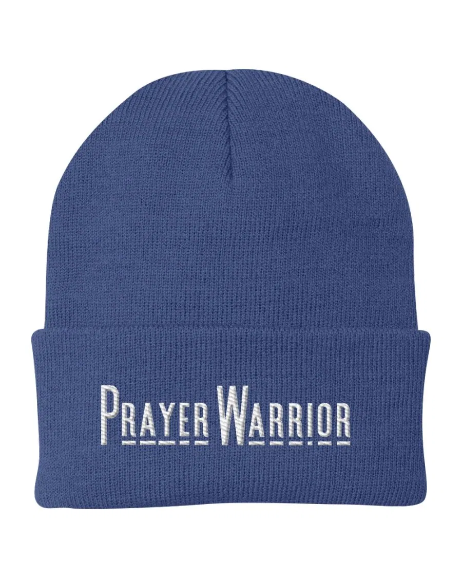 Beanie Knit Cap, Prayer Warrior Knox - Unisex / Stickerei / WT