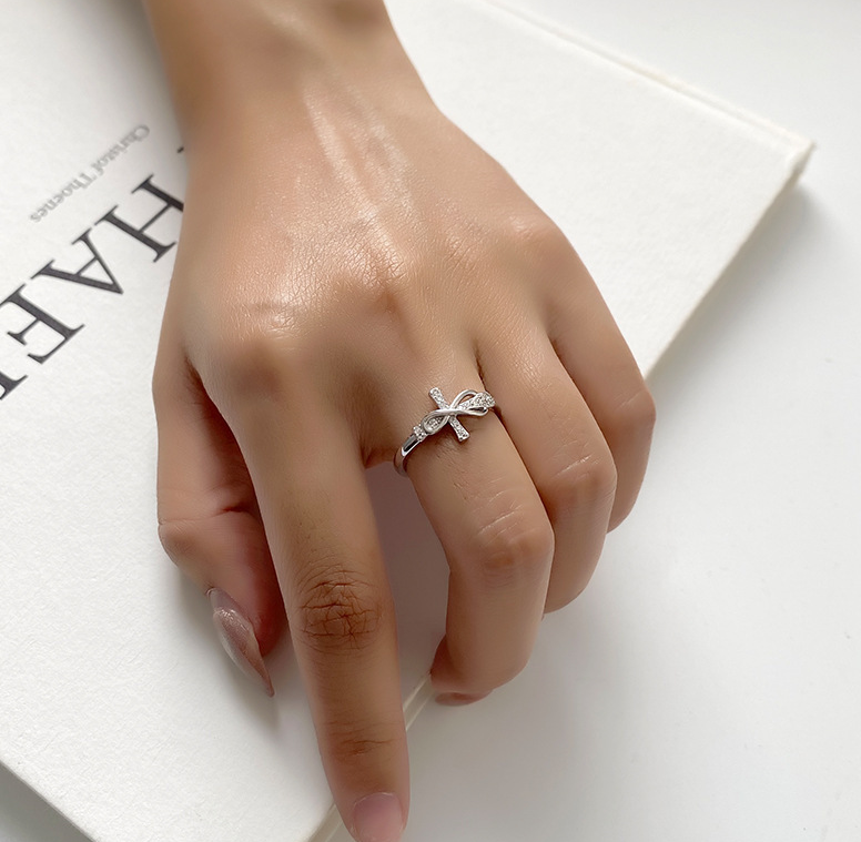 Einfache Farbe Passend Kupfer Ring Mode Persönlichkeit