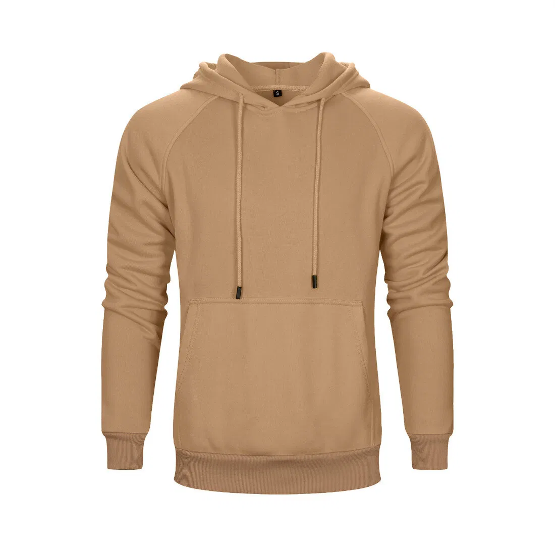Herren Fleece Pullover Hoodie mit Kanga-Tasche