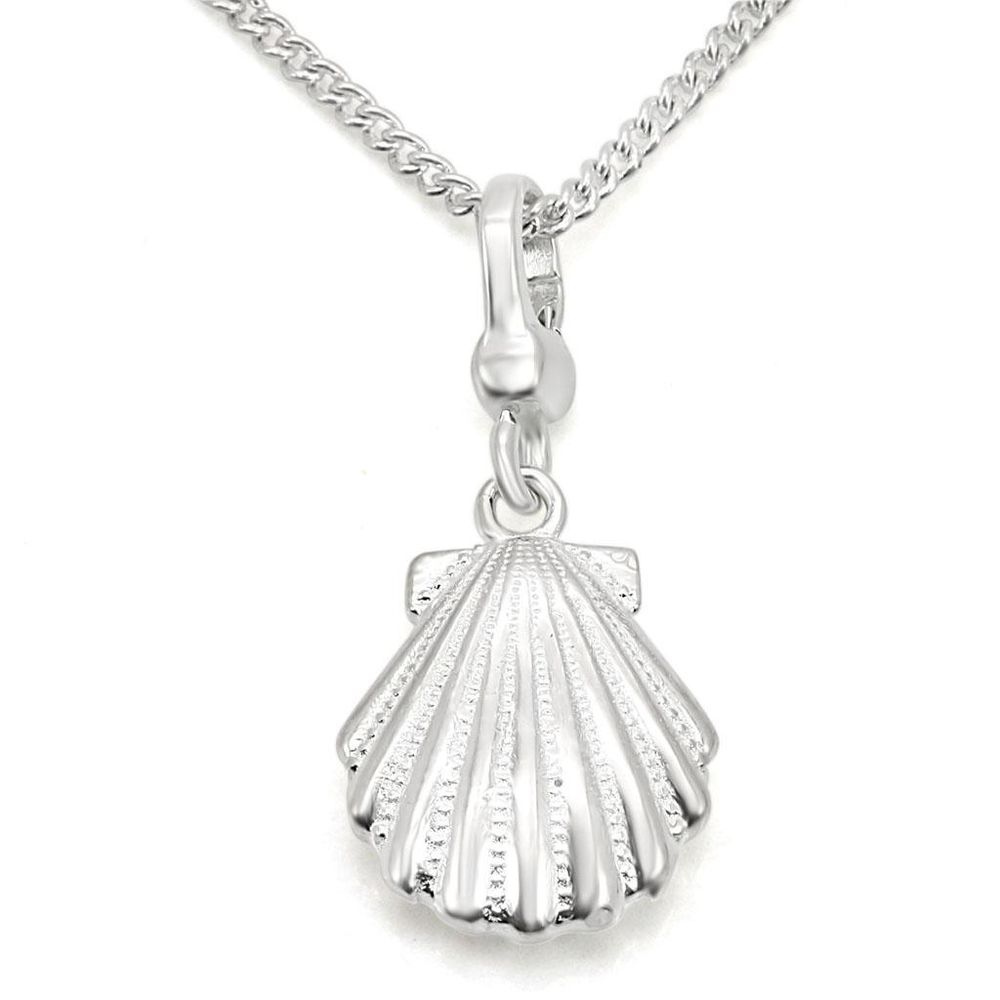 LOS433 - Silber 925 Sterling Silber Kette Anhänger ohne Stein