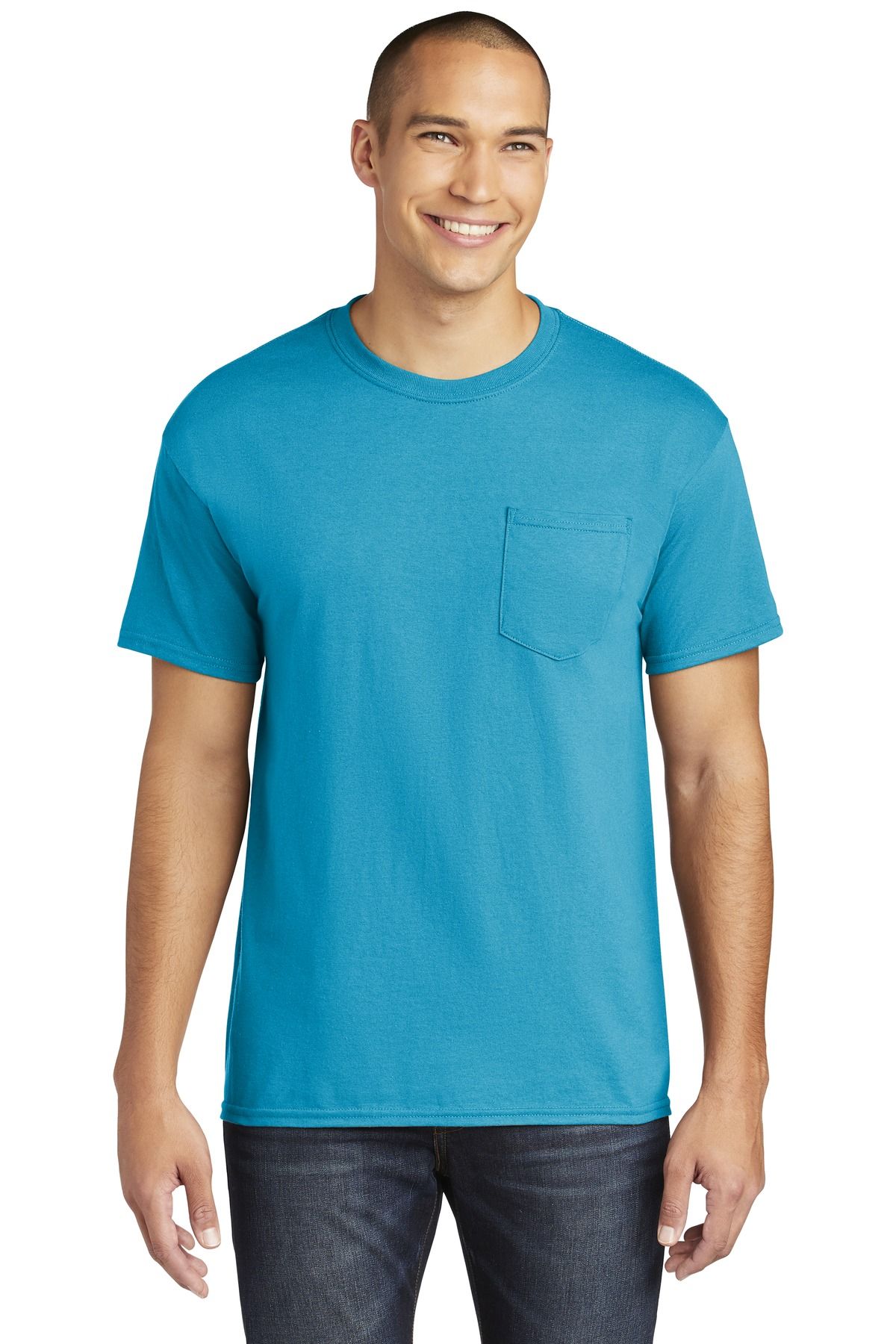 Gildan Heavy Cotton 100% Cotton Pocket-T - Shirt 5300