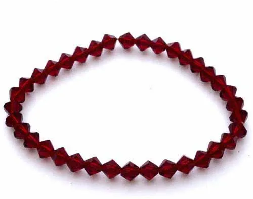 AIDS Awareness Dark Red Original Swarovski Elemente Armband Aids Awareness