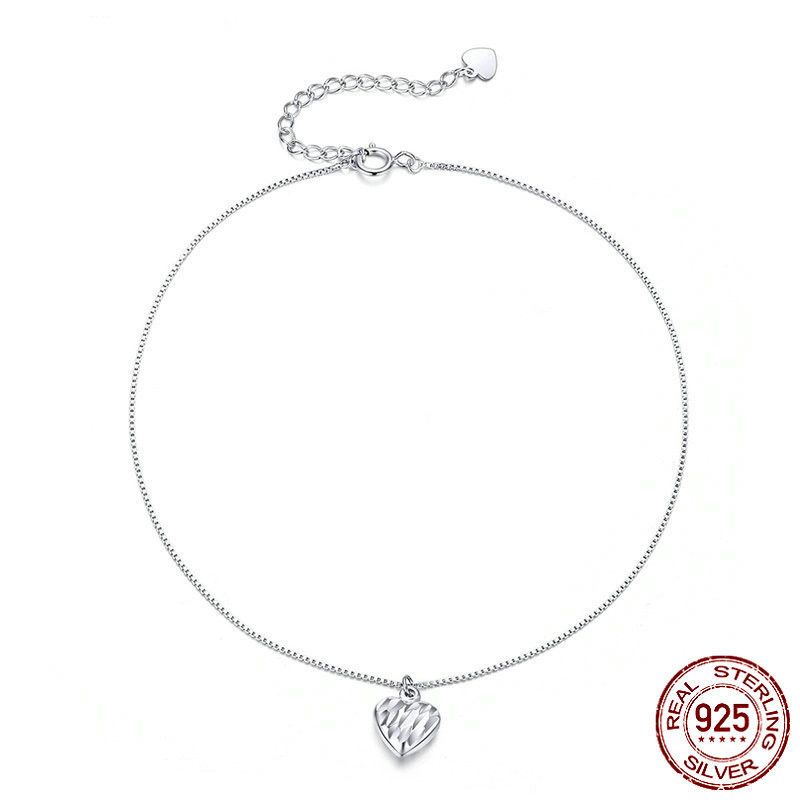 Mädchen Sterling Silber Ankleber mit Platin-Placed Love