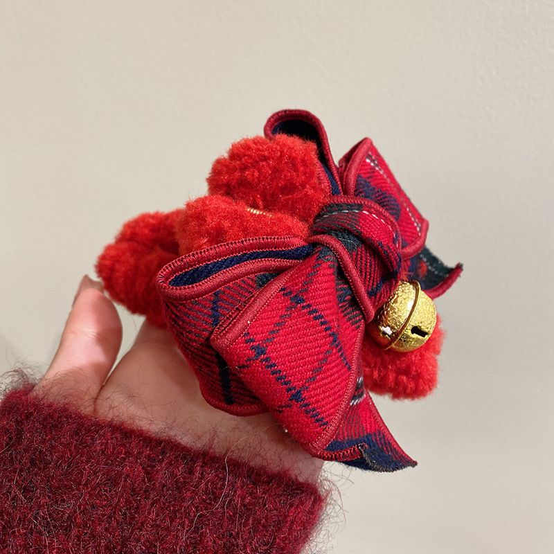 Weihnachtsglocke Clip süße Bogen Kopfbedeckung Plush Girl