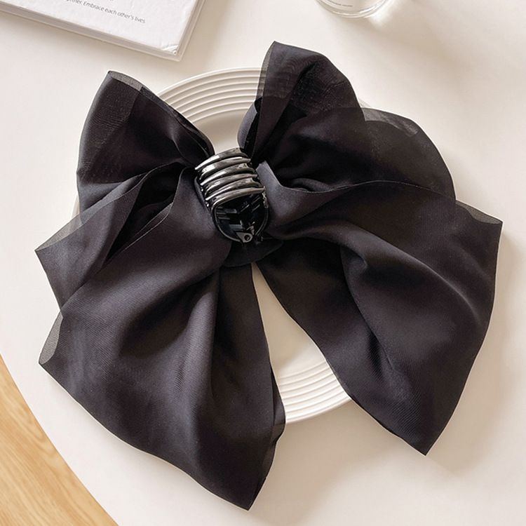 Französisch Satin Super Multi Layer Bow Ribbon Haarspin