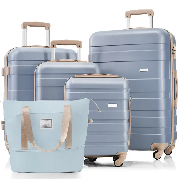 5-Gepäckset mit erweiterbarem Reisetaschen - Enthält 16
