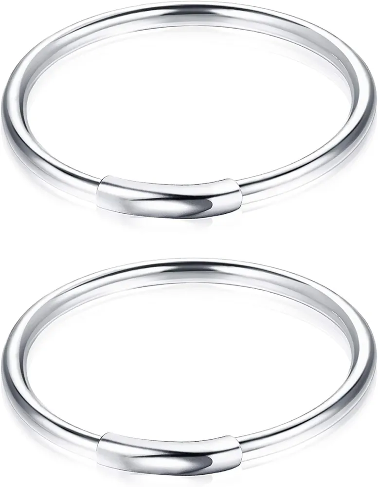 925 Sterling Silber Septum Nasenringe Hoop für Frauen Männer 22G winzige Knorpel Hoop Ohrringe Tragus Conch Piercing hypoallergen