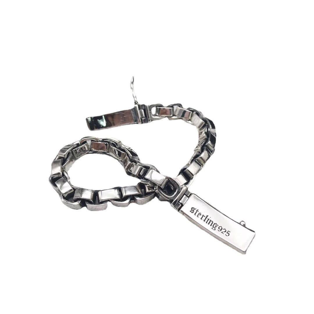 Männer und Frauen Mode Glossy Thai Silber Armband