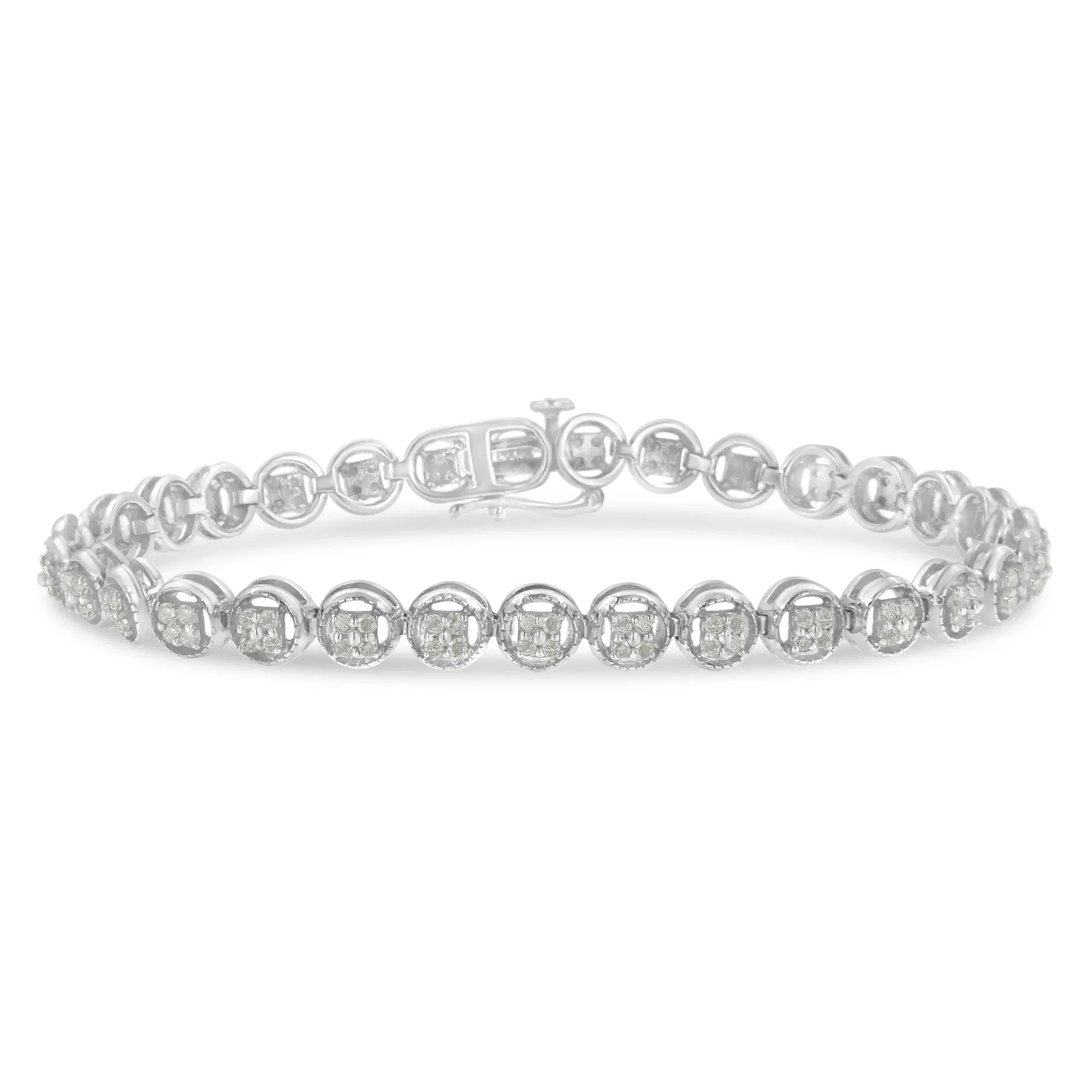 .925 Sterling Silber 1 - 1 / 3 Cttw Diamant 7