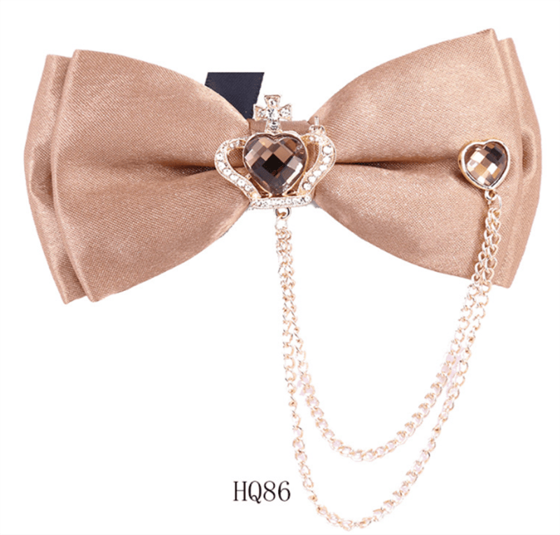 Britische College-Stil Studenten Bow Neck Blume