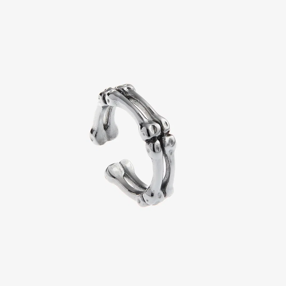 Knochen Design Ring aus Titan-Stahl für Männer
