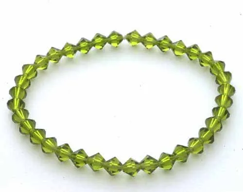Olivengrün Original Swarovski Elemente Armband