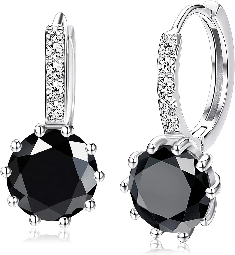 Drop Dangle Ohrringe für Frauen; 14K Gold Plated Leverback Ohrringe mit Kubik Zirkonia Huggie Hoop Ohrringe Mode für Egirls Zirkonia Ohrringe für Frauen