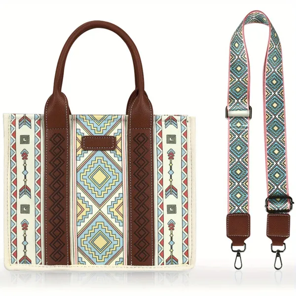 Damen Boho 3 - teilige Tote-Set - leichte, vielseitige Tasche mit verstellbaren Gürteln für den täglichen Gebrauch und Weihnachtsgeschenke