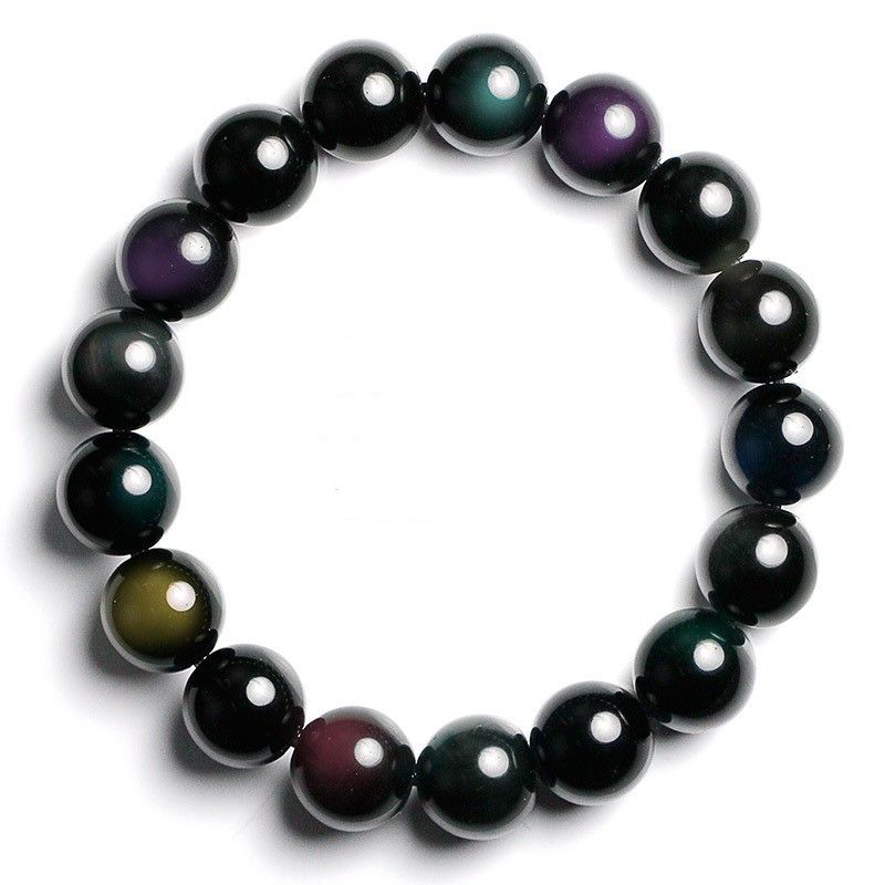 Rainbow Eye Obsidian PI Xiu Armband Paare String