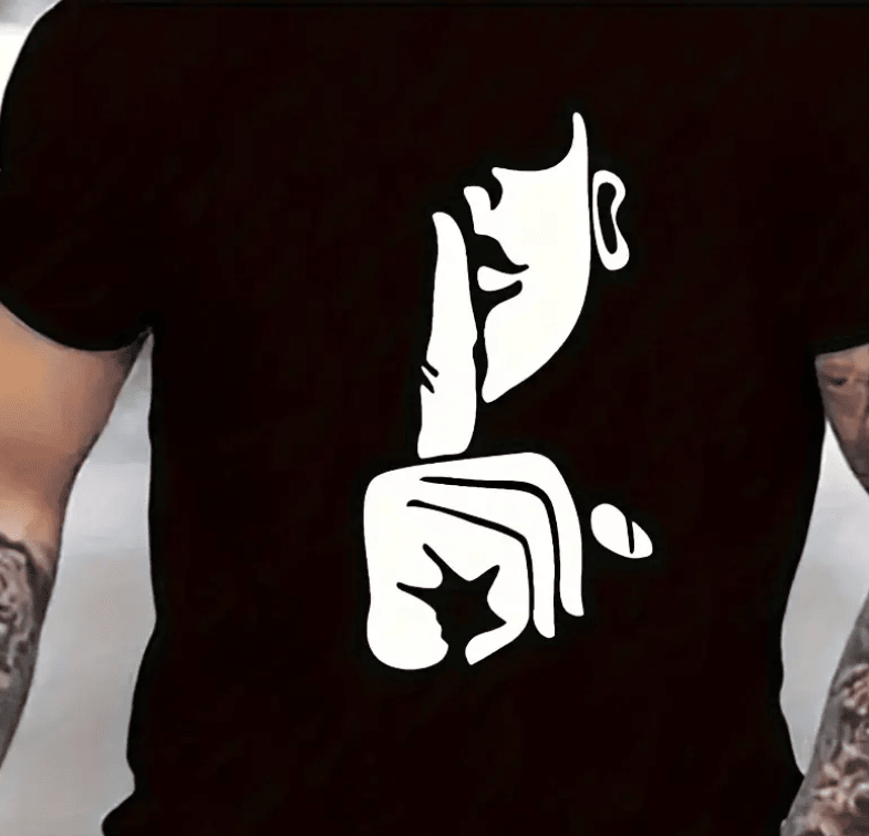 Printed Men Plus Size Multifunktions-Shirt mit kurzem Ärmel
