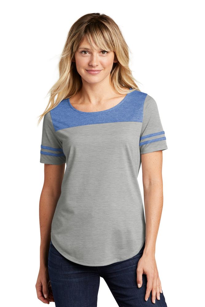 Sport-Tek Damen PosiCharge Tri-Blend Wicking Fan Tee LST403