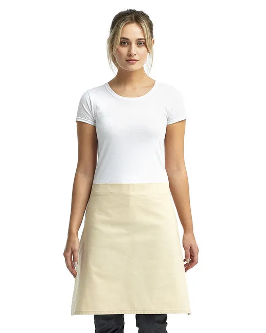 Unisex Calibre Heavy Cotton Canvas Waist Apron - BLACK - OS