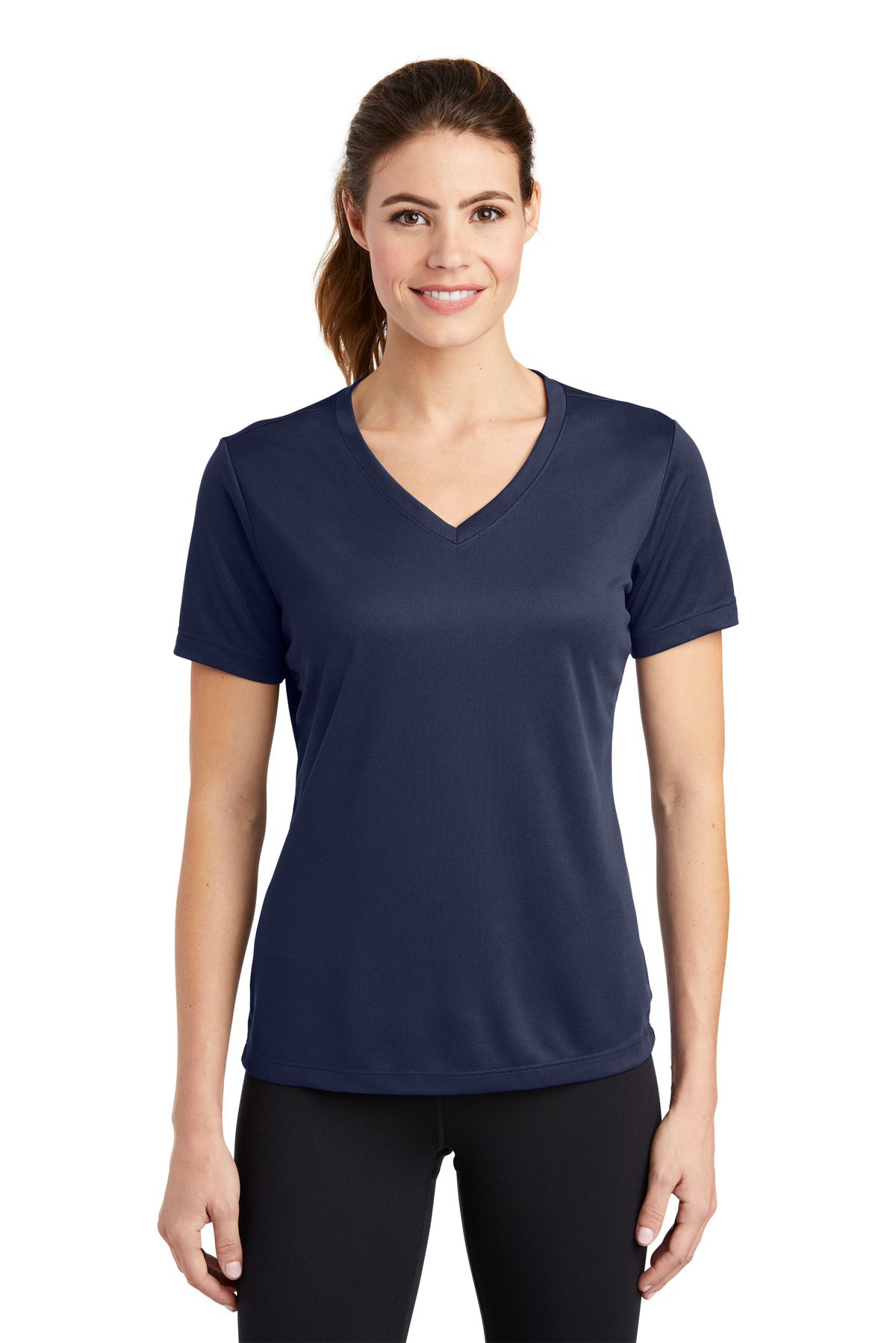 Sport-Tek Damen PosiCharge RacerMesh V-Neck Tee LST340
