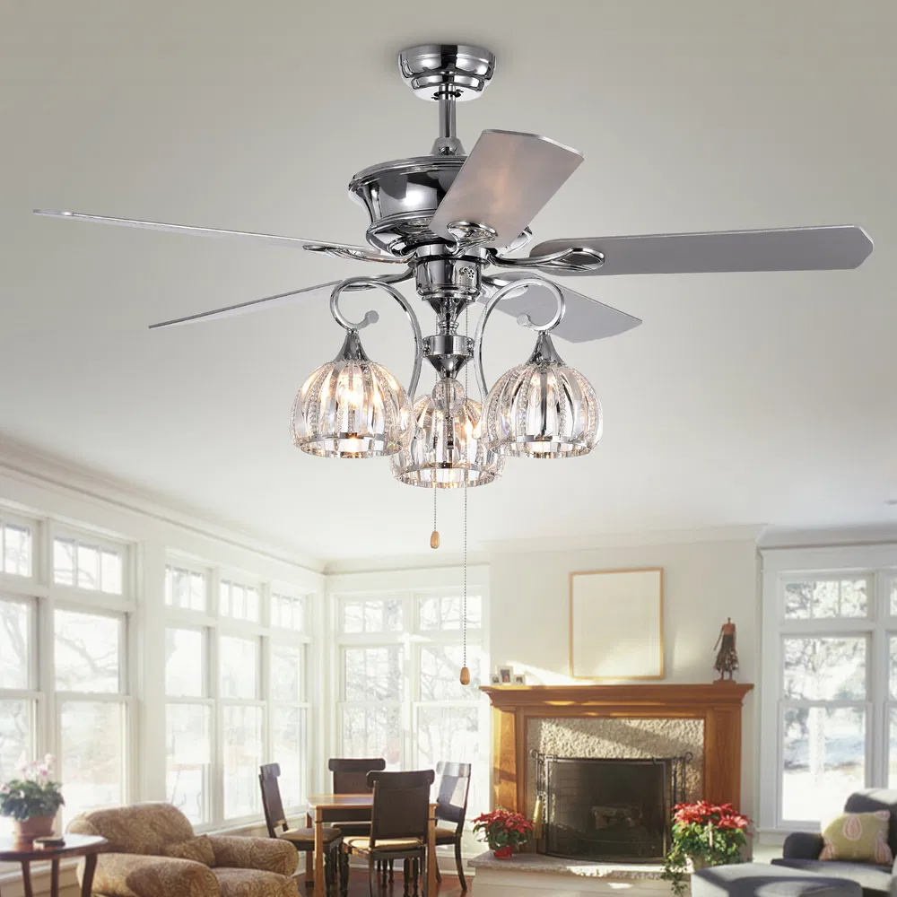 Mavyn 5 - Blade 52 - Zoll-Chrome - Deckenventilator