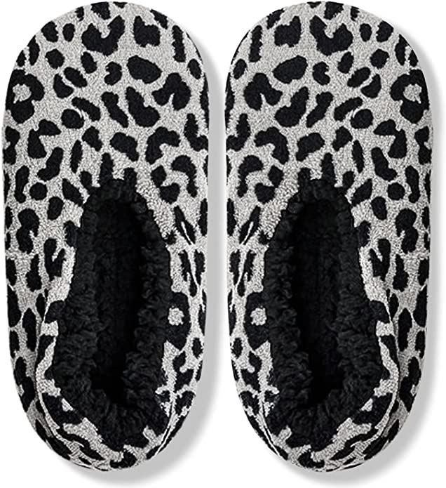 Isaac Mizrahi Leopard Sherpa Lined Slippers