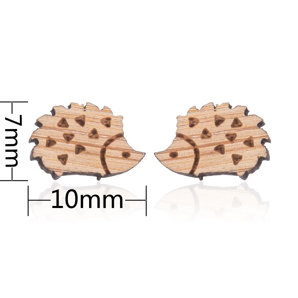 Weibliche süße Mode Hedgehog Stud Ohrringe Persönlichkeit