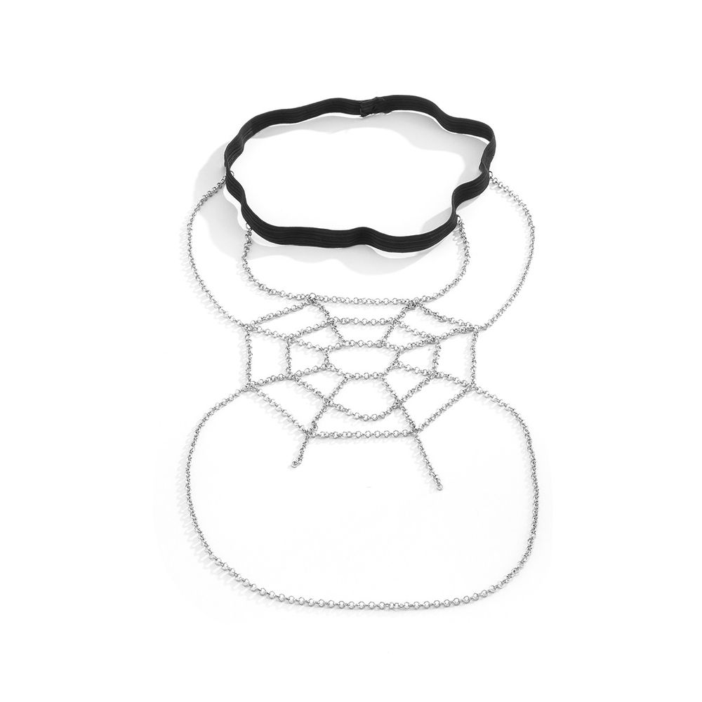 Frauen einfache geometrische Körperkette Schmuck