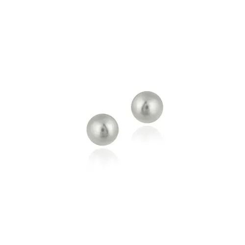 Sterling Silber Grau Swarovski Elemente 4mm Pearl Stud Ohrringe
