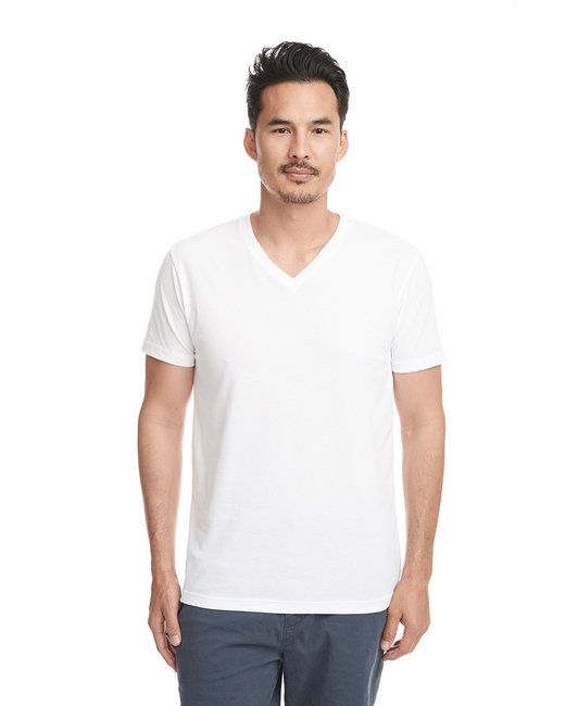 Next Level Apparel 6440 Männer Sued V-Neck - T-Shirt