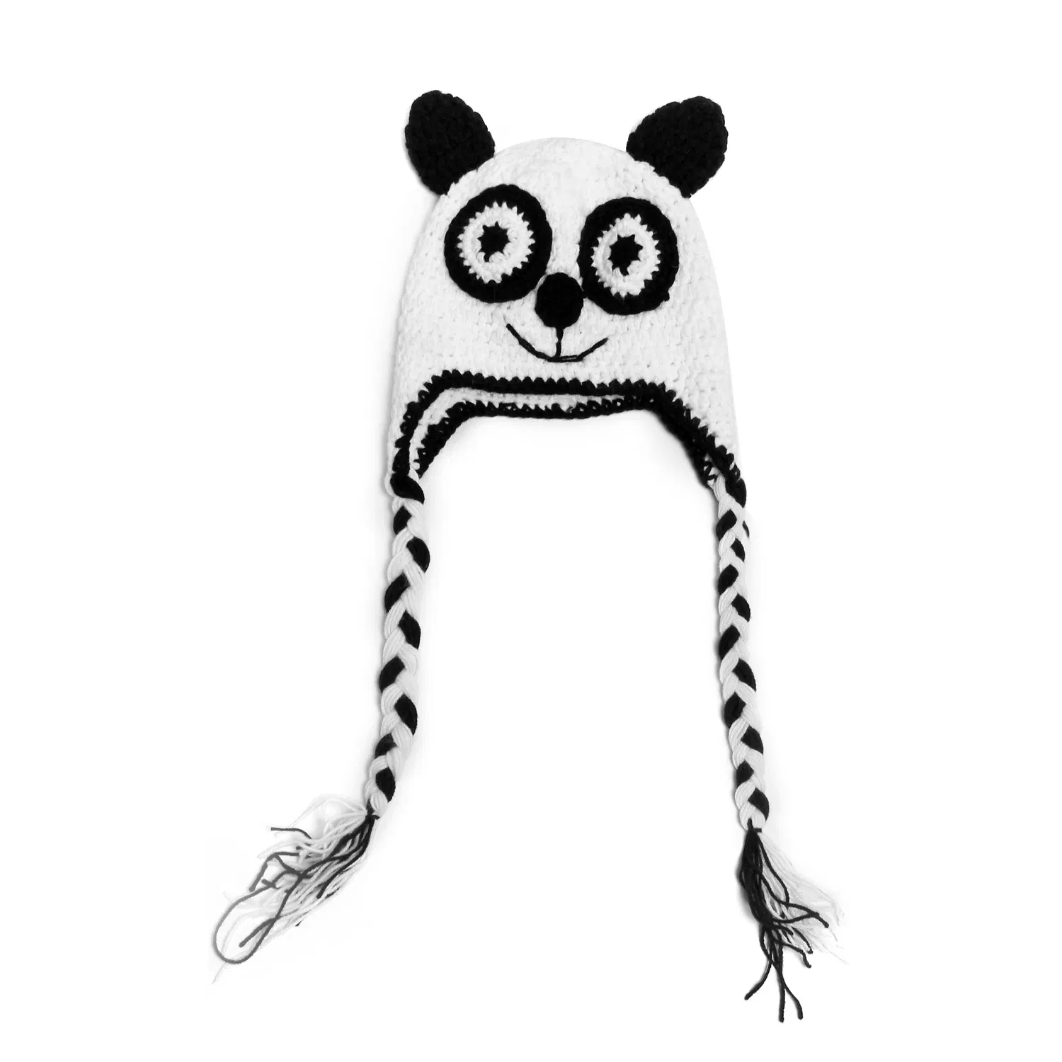 Hand gestrickte Wolle Hüte Panda gestrickte Hüte