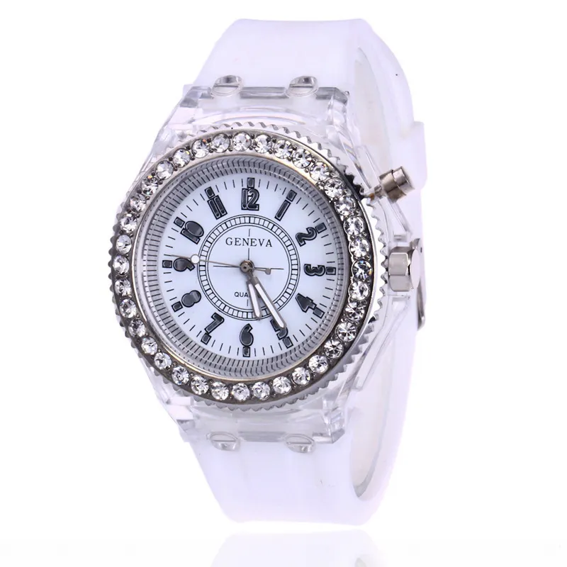 Rhinestone LED Leuchtuhr, Sport Digital Clock