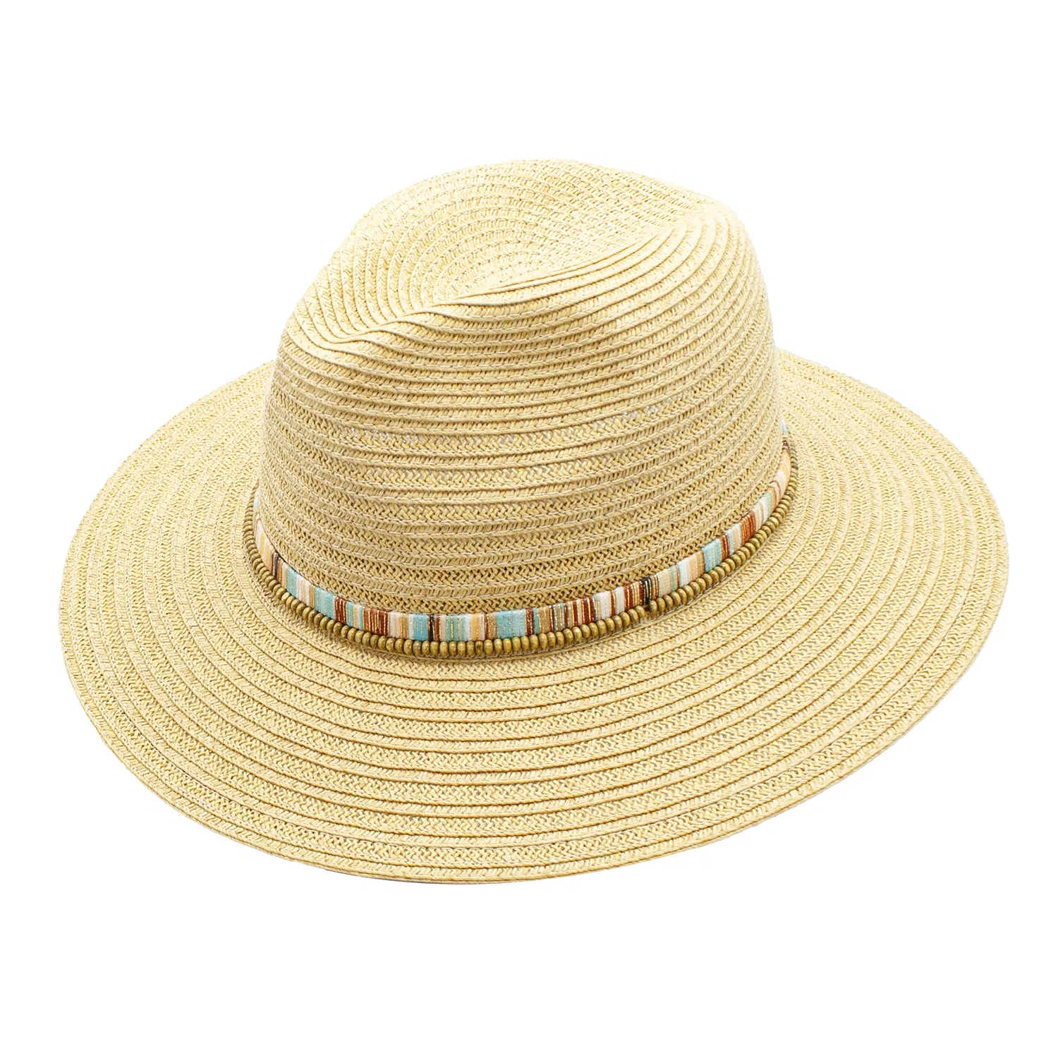 Villas Toyo Strohfarbe Band Beaded Beach Resort Hat