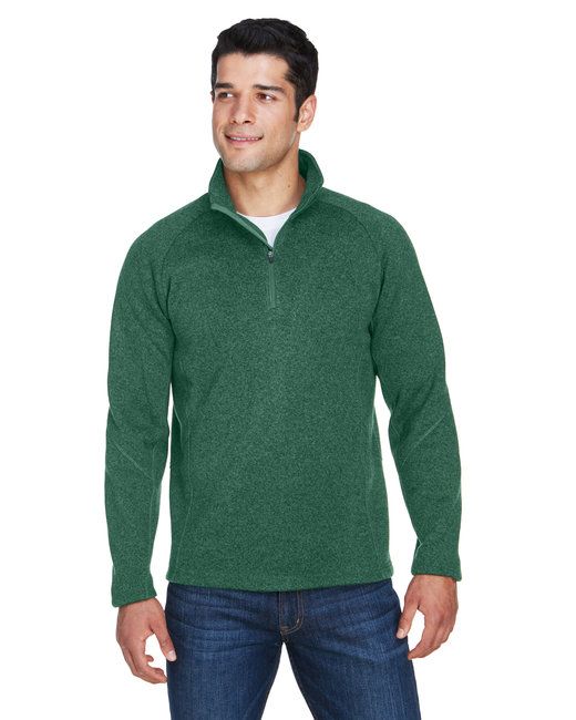 Erwachsene Bristol Pullover Fleece Quarter-Zip - NAVY - S