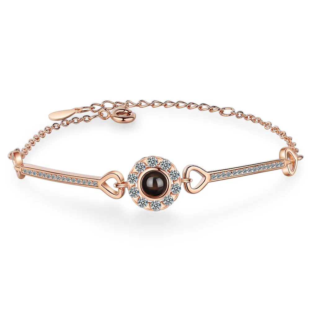 Frauen Mode Projektion Liebe Geständnis Gedächtnis Armband