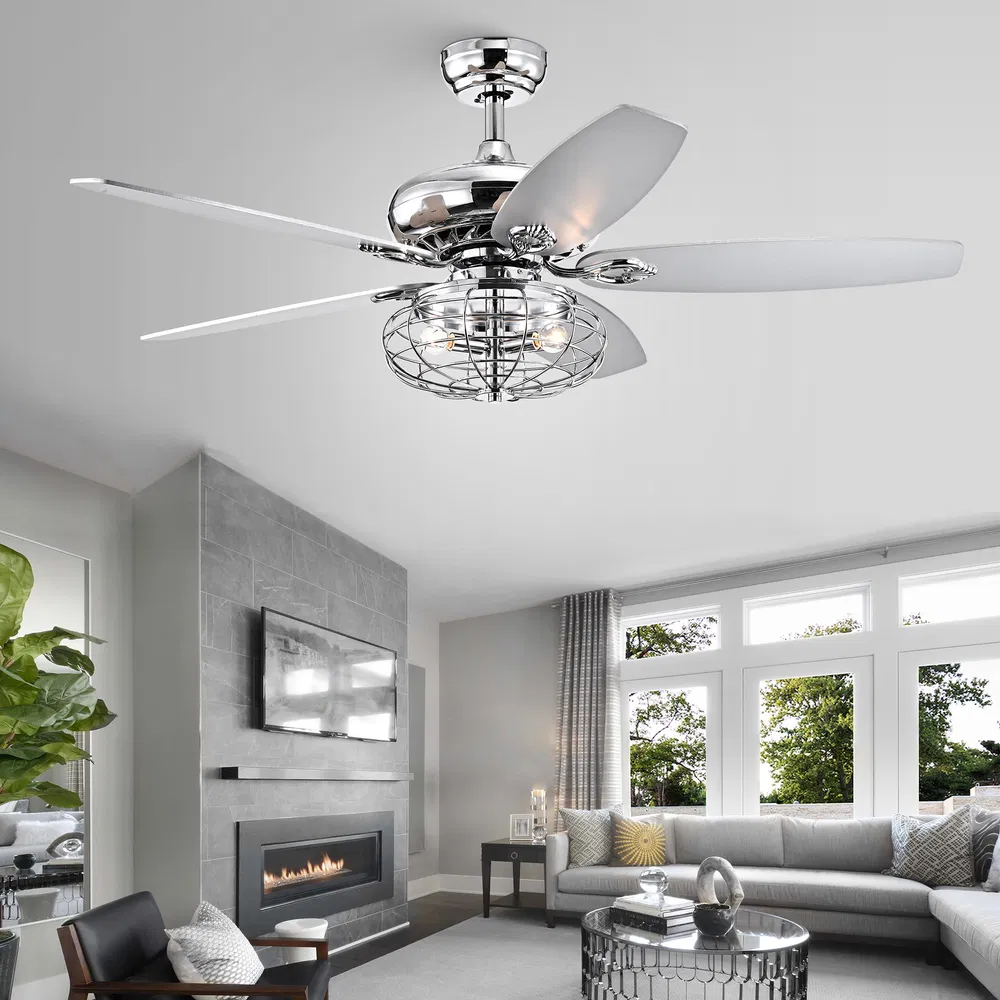 Chi Chrome 52 Zoll 5 Blade Deckenventilator