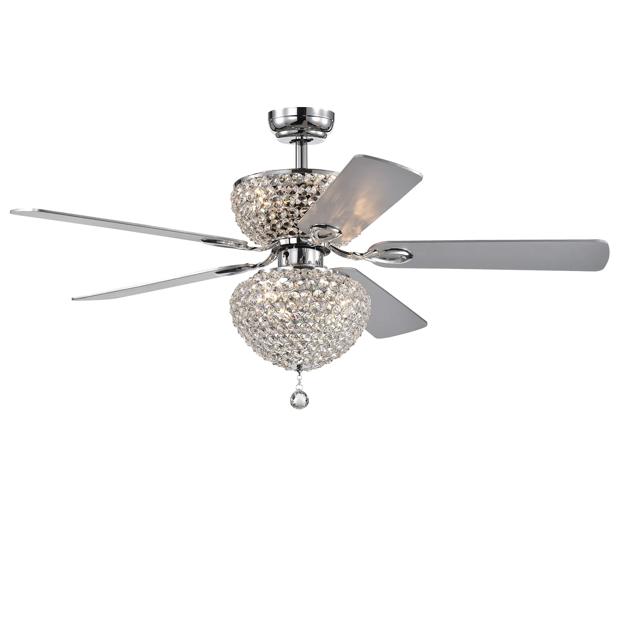 Swarana Chrome Dual Lighted Deckenventilator