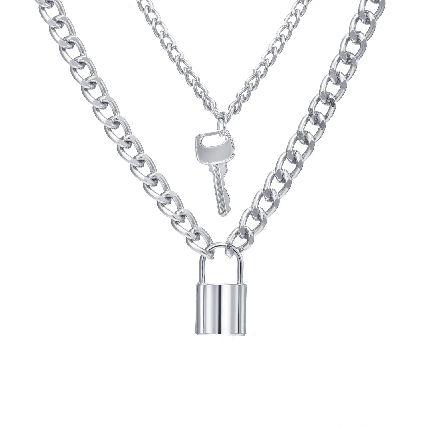 Layered Choker Halskette; Handgefertigt 14K Gold Plated Y Anhänger Halskette Multilayer Bar Disc Halskette Verstellbare Schichten Choker Halskette für Frauen