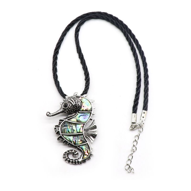 Tidal Abalone Shell Seahorse Brooch Anhänger