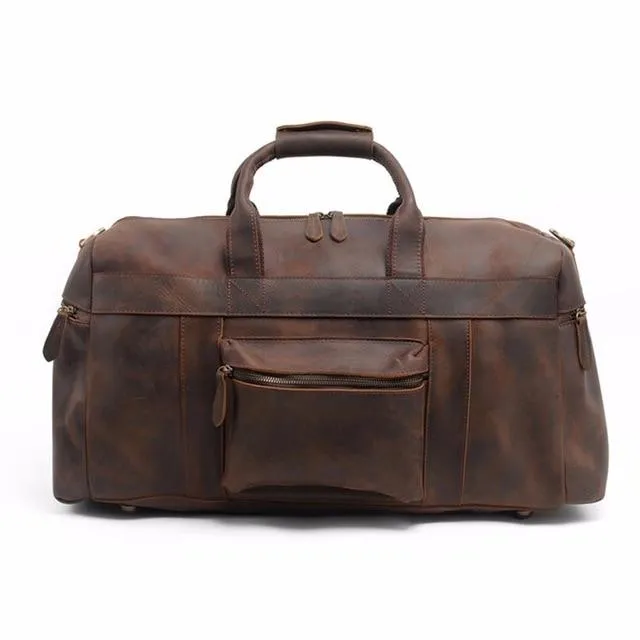Asta der Wochenende| Handgefertigte Leather Duffle Bag