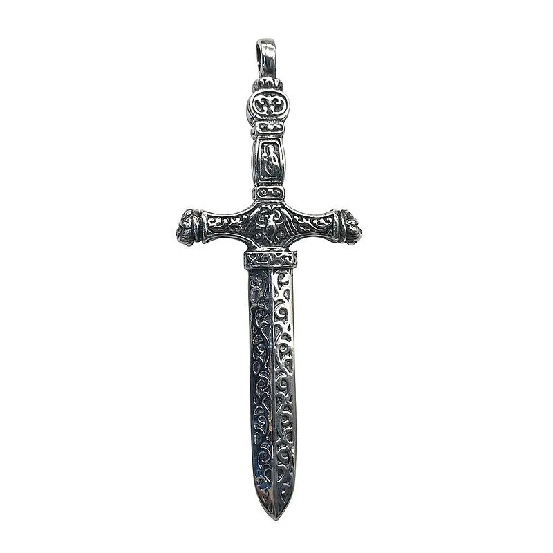 Silber Vintage Thai Silber Handwerk Anhänger für Männer