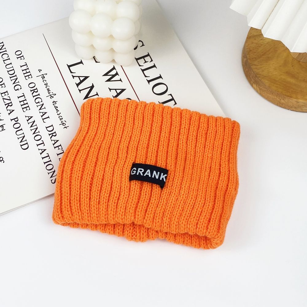Solid Color Wool Wide-Brimmed Knitted Headband Sports